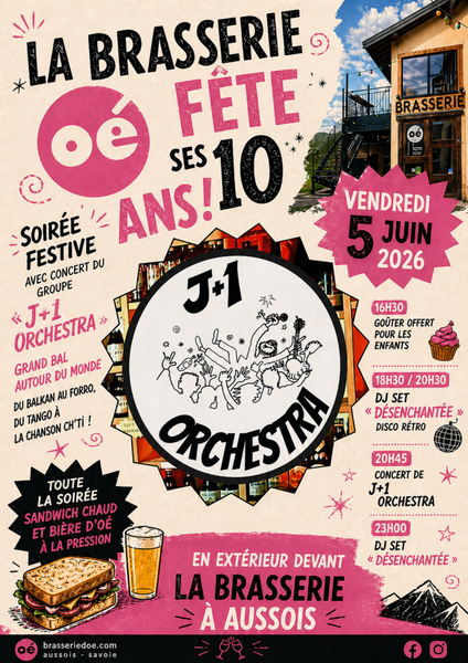 Image AFFICHE SOIR2E 10 ANS BRASSERIE