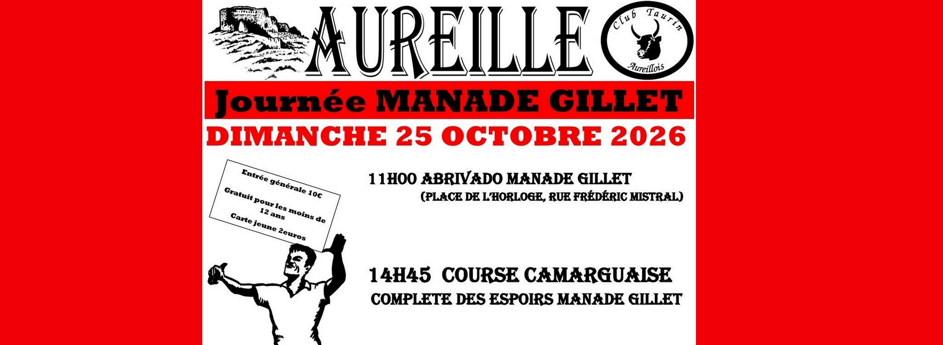 Journée taurine à Aureille - Manade Gillet