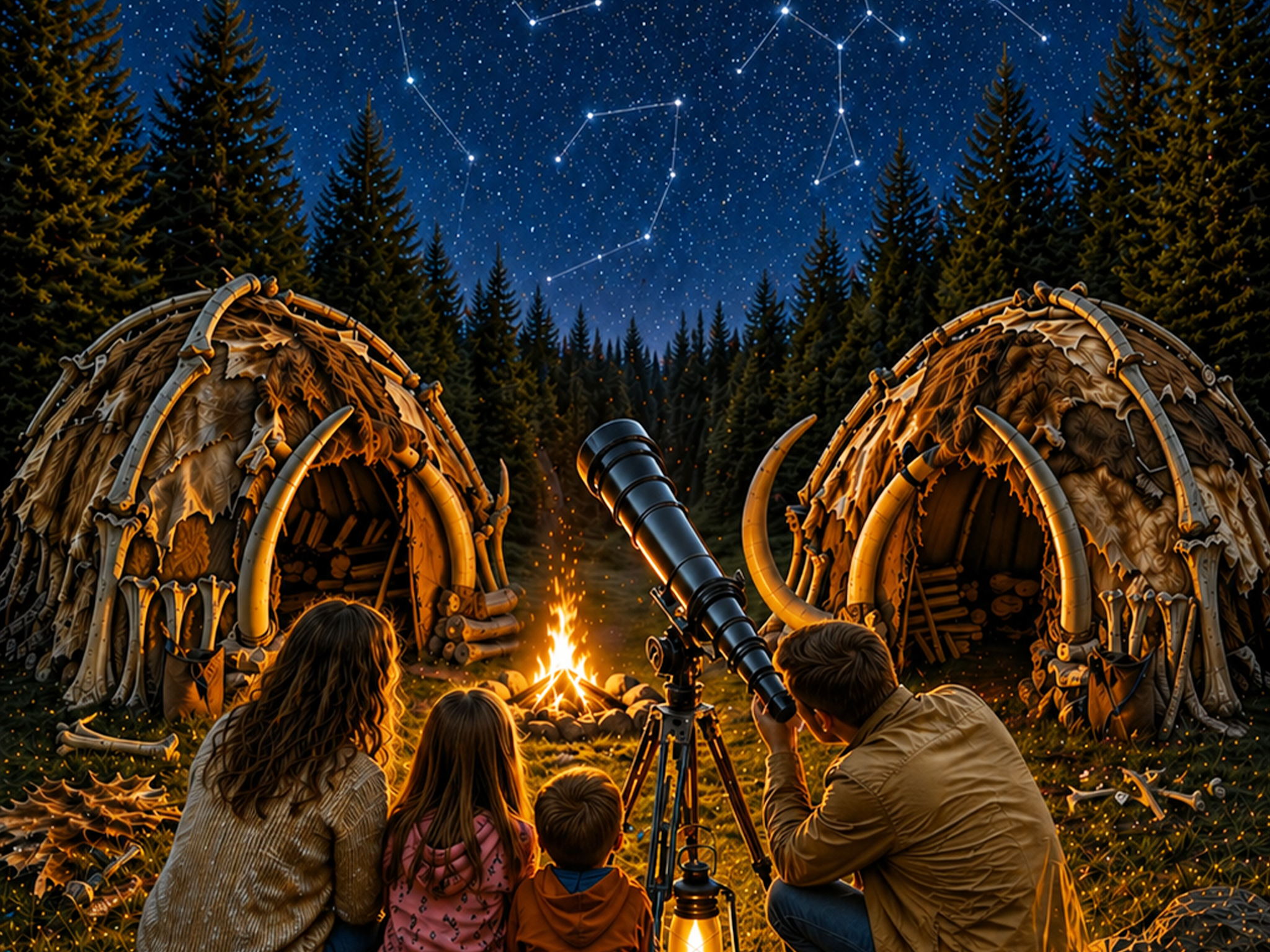 Des contes & des étoiles – La nuit de Pierrette au Paléosite