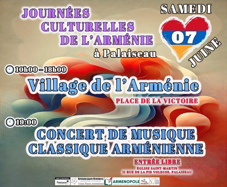 2ᵉ Édition des "Journées Culturelles de l’Arménie" - Village de l’Arménie 2025 à Palaiseau