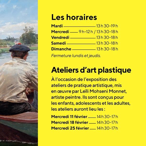 Affiche de l'exposition découverte des collections des musées intercommunaux de Paris Est Marne et Bois 