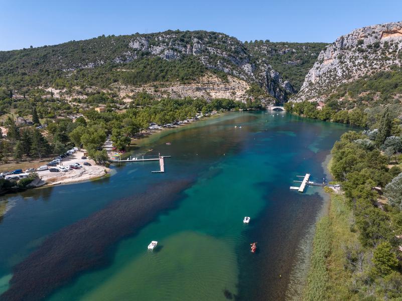 Plage de Montmeyan - Lac de Quinson