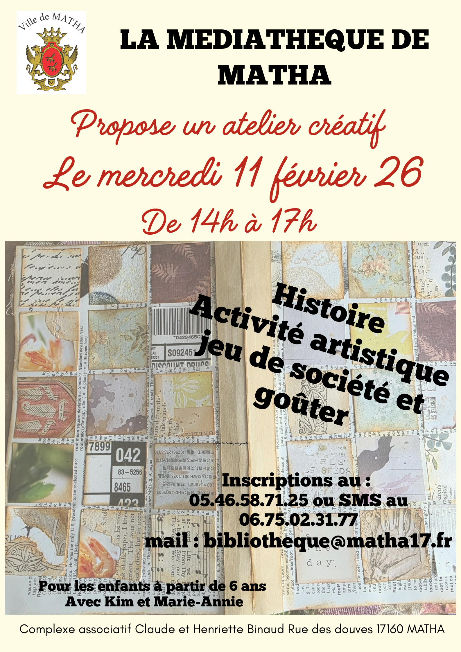 Activité créatif