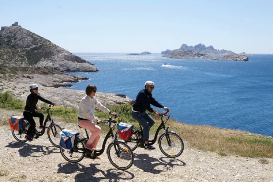 Excursion croisiériste Calanques Ebike
