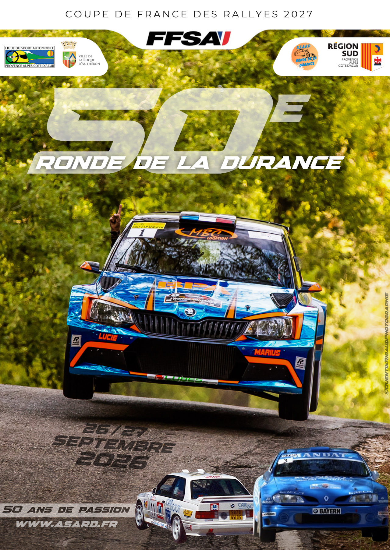50ème rallye "Ronde de la Durance" et 7ème VHC
