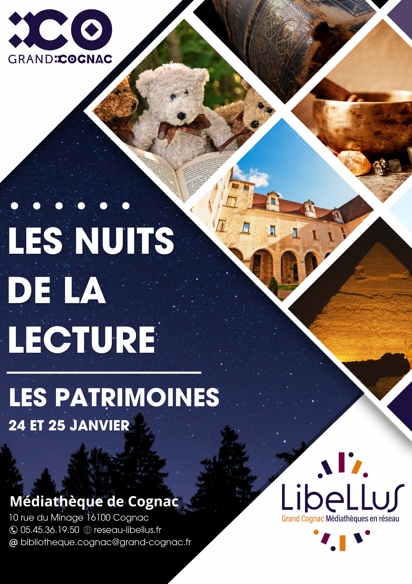 Les nuits de la lecture | Déambulation et découverte des patrimoines de la médiathèque