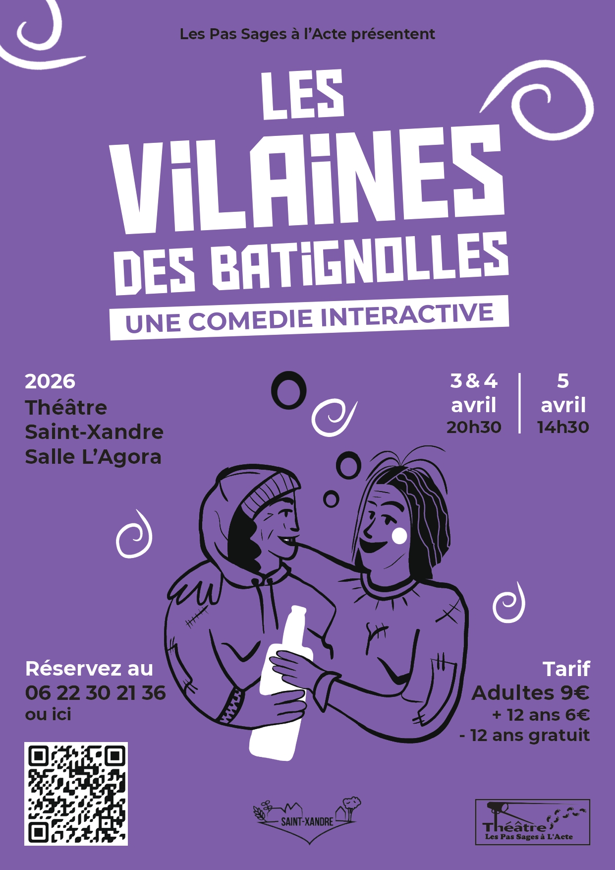 Théâtre - Les Vilaines des Batignolles - Comédie Interactive