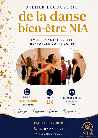 Atelier découverte de la danse bien-être Nia