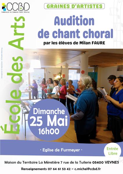 - © CCBD Audition de la classe de chant choral_Furmeyer - © CCBD