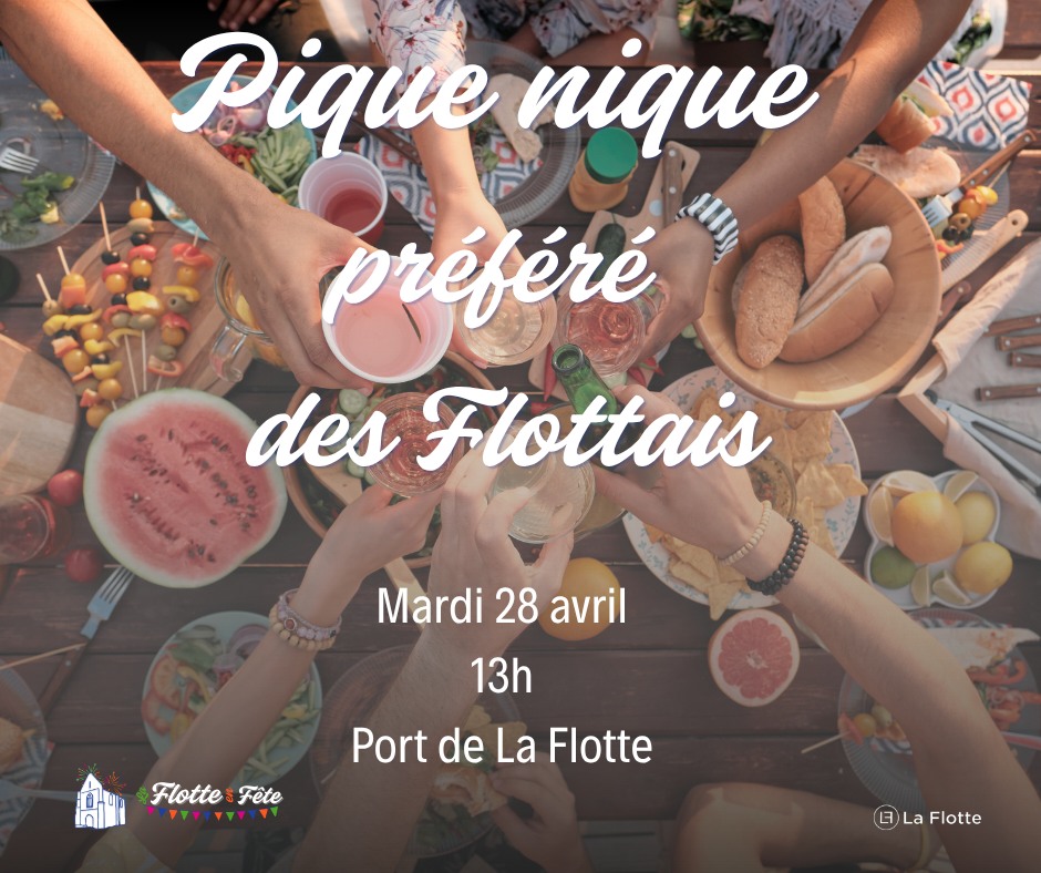 Pique-nique géant sur le port de La Flotte