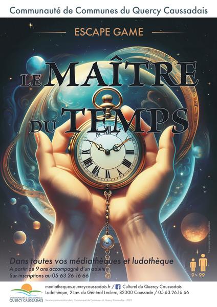 Escape Game en médiathèque : Le Maître du Temps