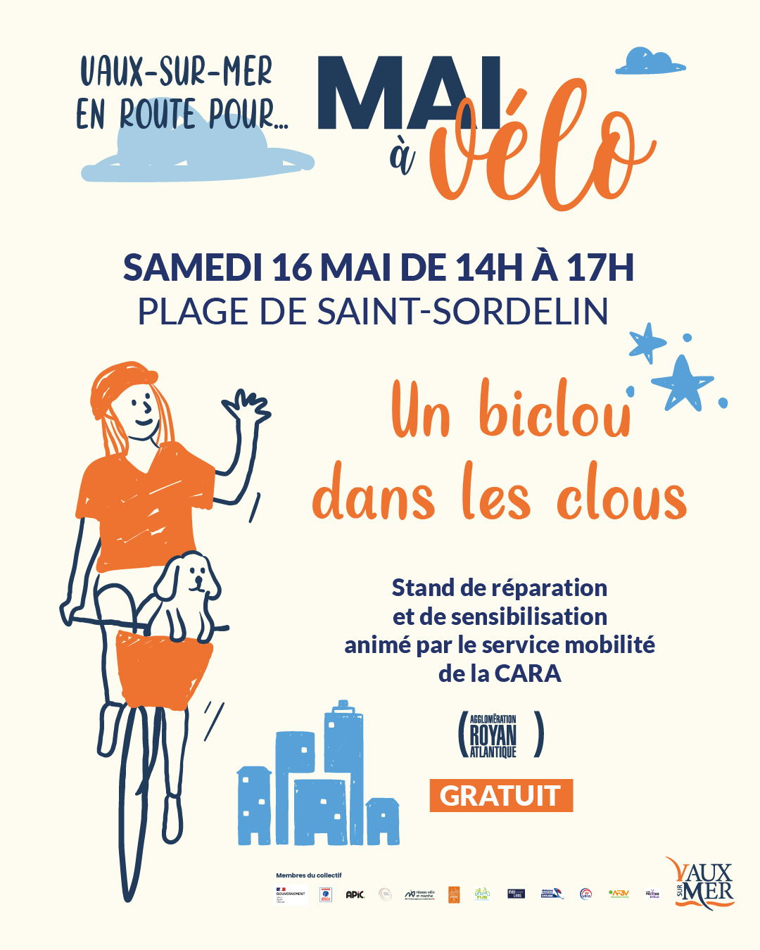 Mai à vélo "Un biclou dans les clous"