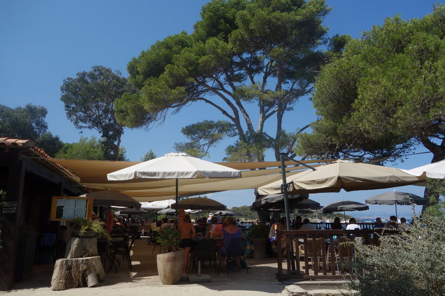 Restaurant Porquerolles La Plage d'Argent île de Porquerolles Parc National