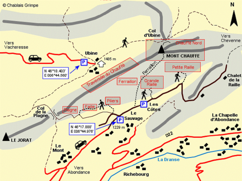 Site d'escalade - Le Mont Chauffé