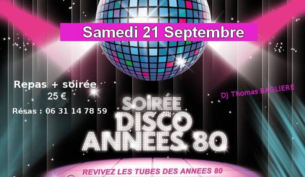 Soirée Disco Années 80 Le 21 sept 2024