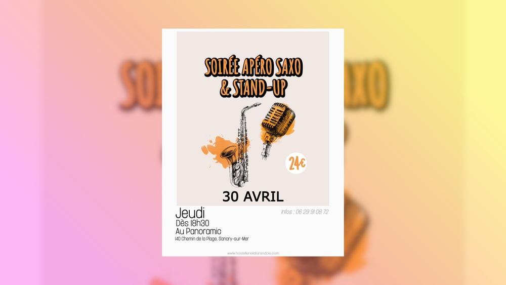 Hostellerie La Farandole | Soirée Apéro Saxo & Stand-up au Panoramic