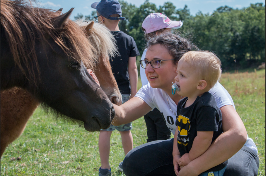 Parenthèse au grand air à La Ferme du Naray et au contact direct des animaux