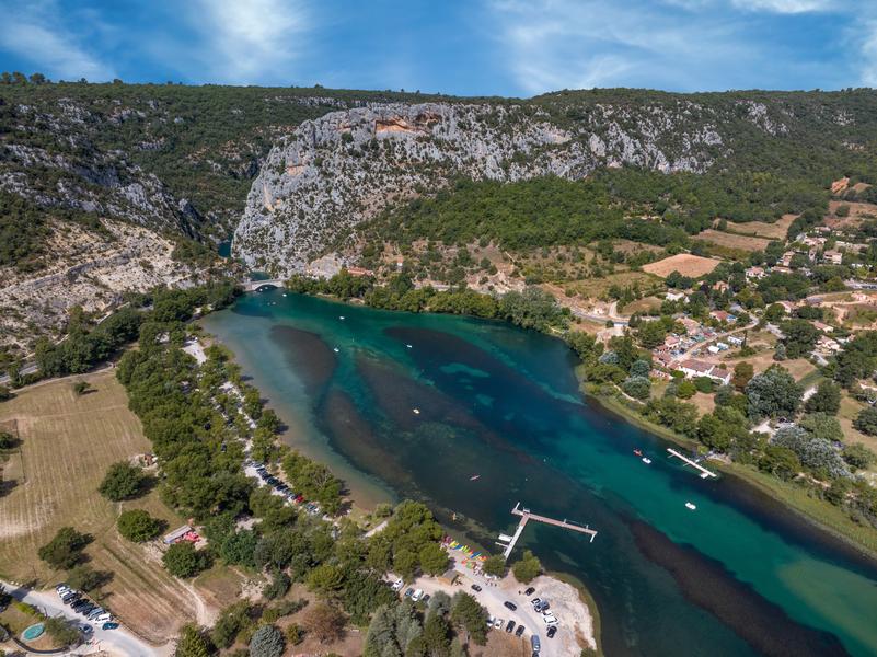 Plage de Montmeyan - Lac de Quinson