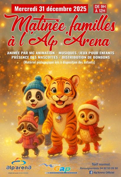 Matinée familles à l'Alp'aréna_Gap - © ville de Gap