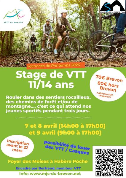 Stage de VTT pour les 11/14 ans_Habère-Poche