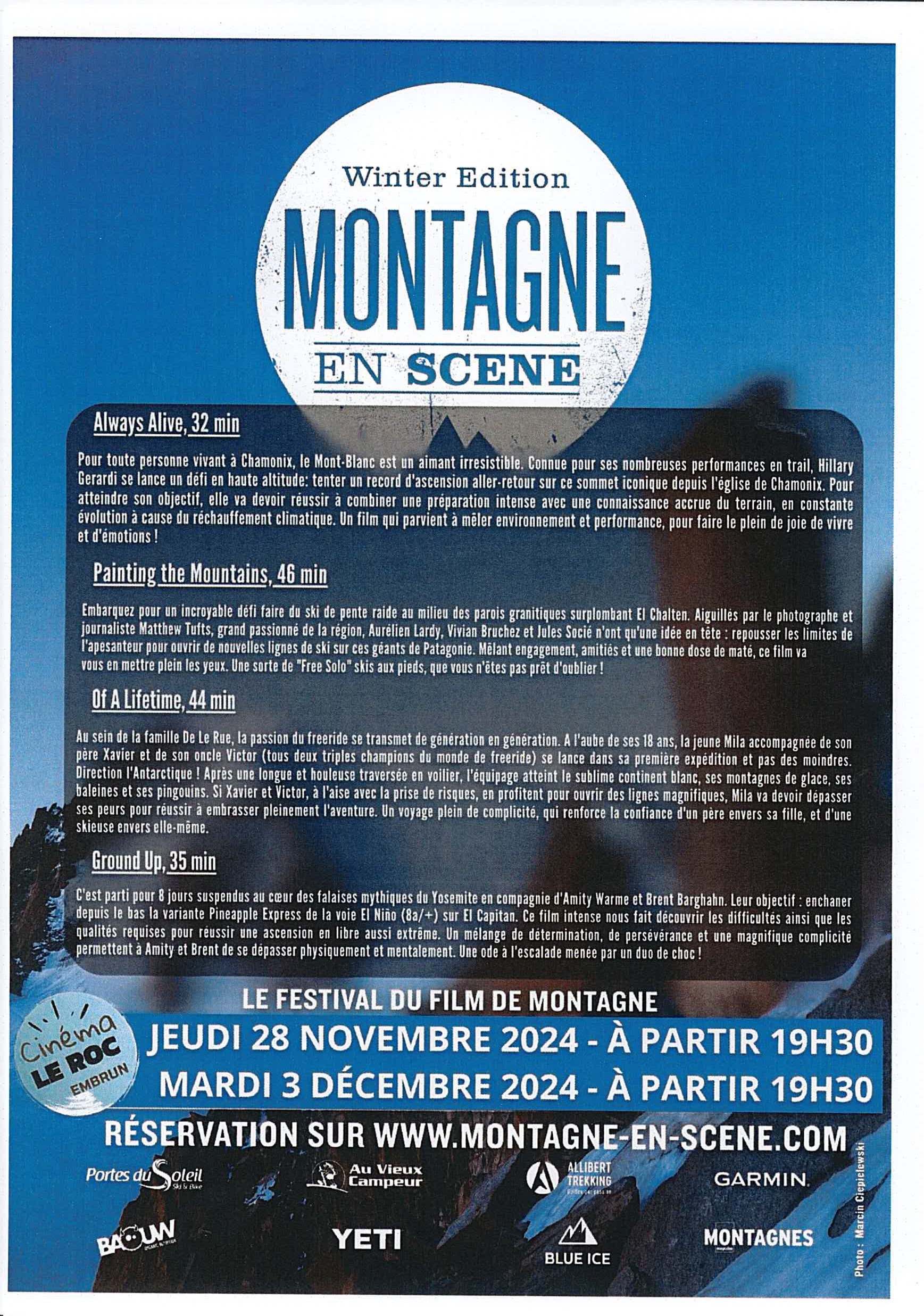 Winter Edition : Montagne en scène Embrun