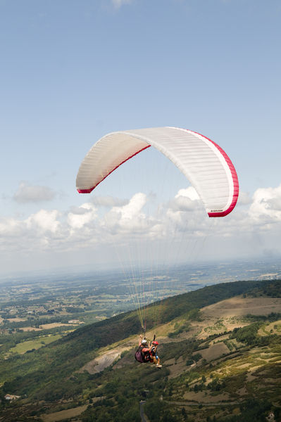 Parapente depuis le Mont Myon