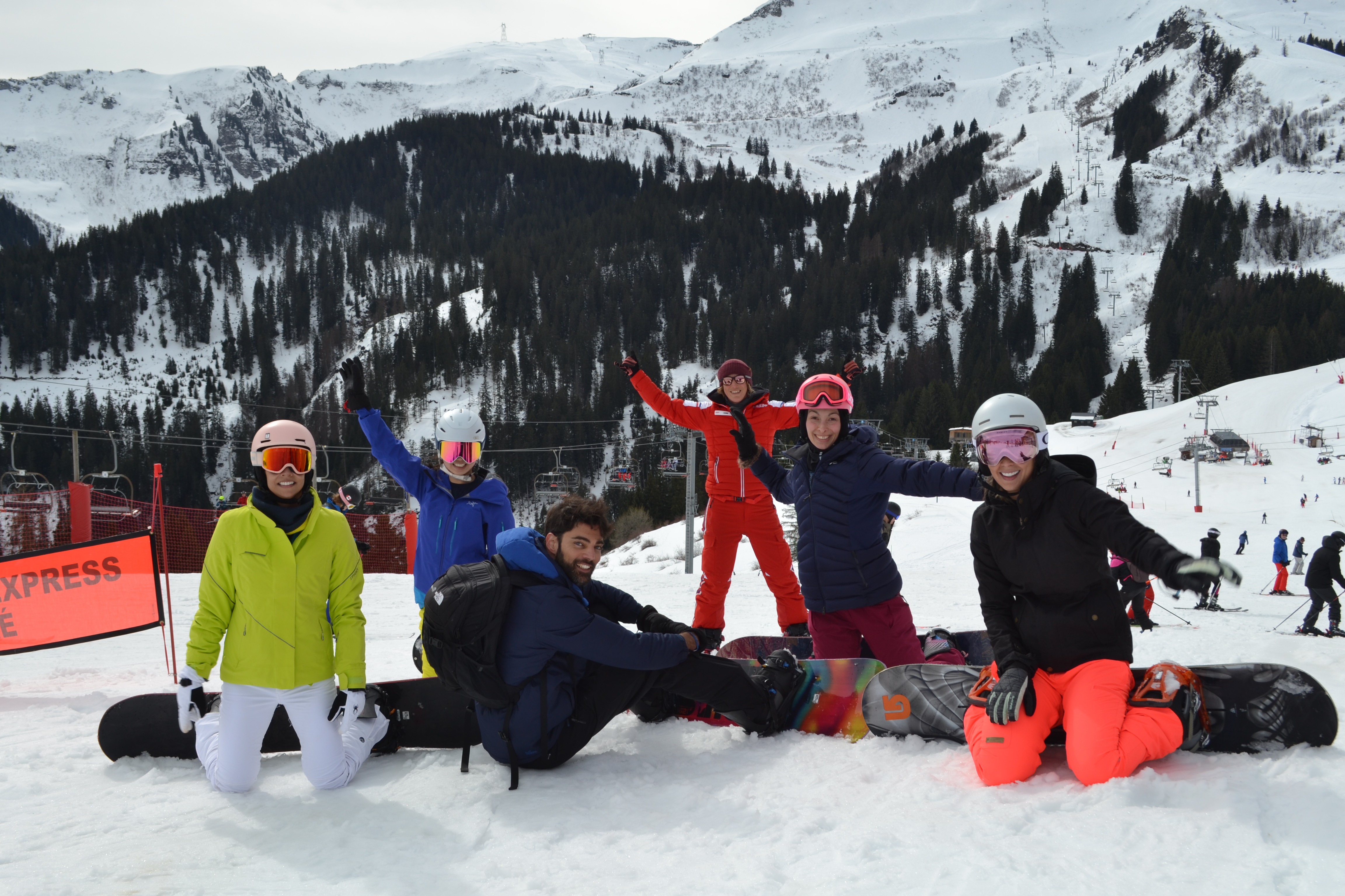 Cours collectifs snowboard ados