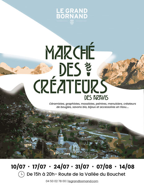 Affiche marché des créateurs