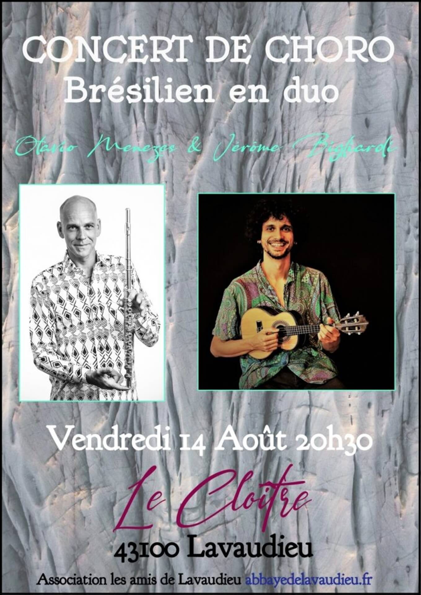 Concert de choro brésilien en duo – Otavio Menezes et Jérôme Bigliardi