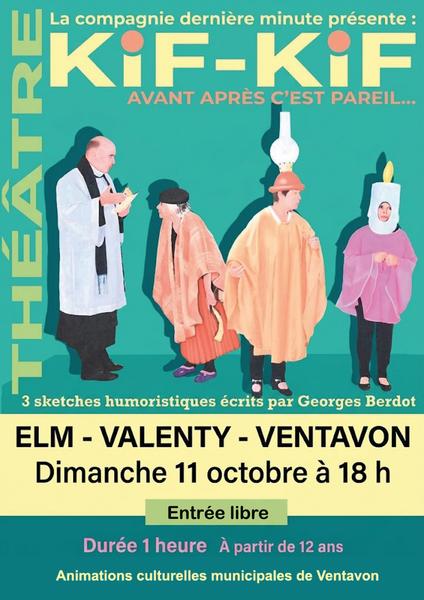 Théâtre : 'Kif-kif'