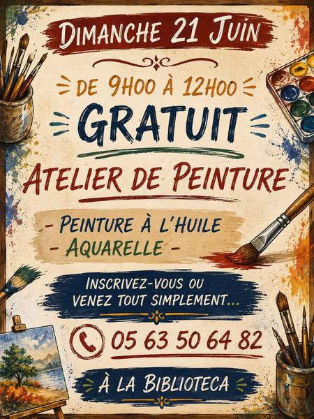 Atelier de peinture