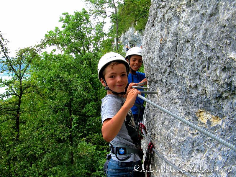 via ferrata famille enfant jura morez