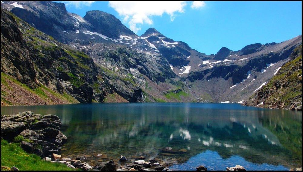 Lac Labard dans le Parc National des Ecrins