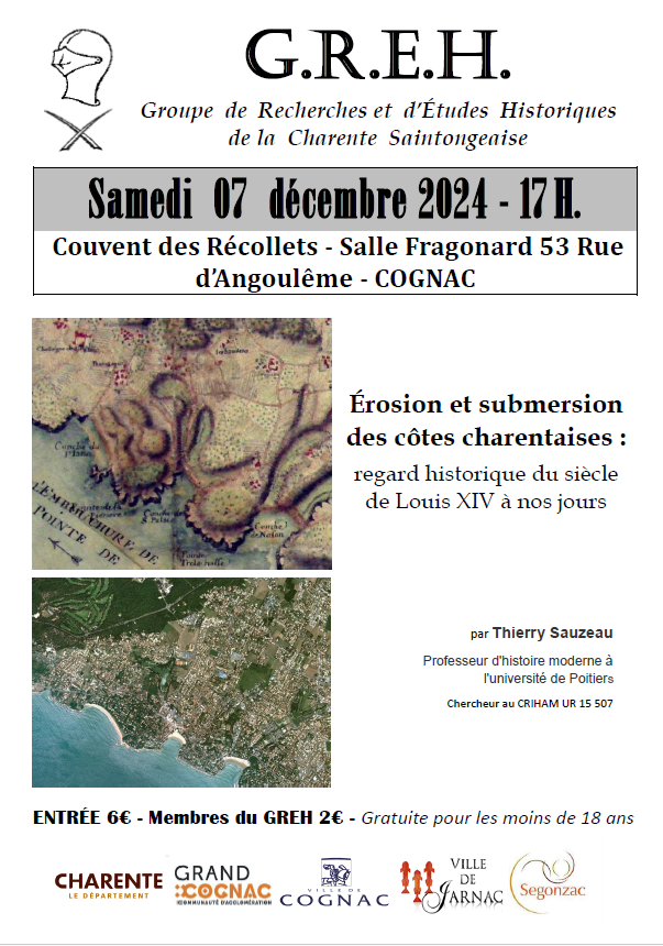 Conférence | Érosion et submersion des côtes charentaises