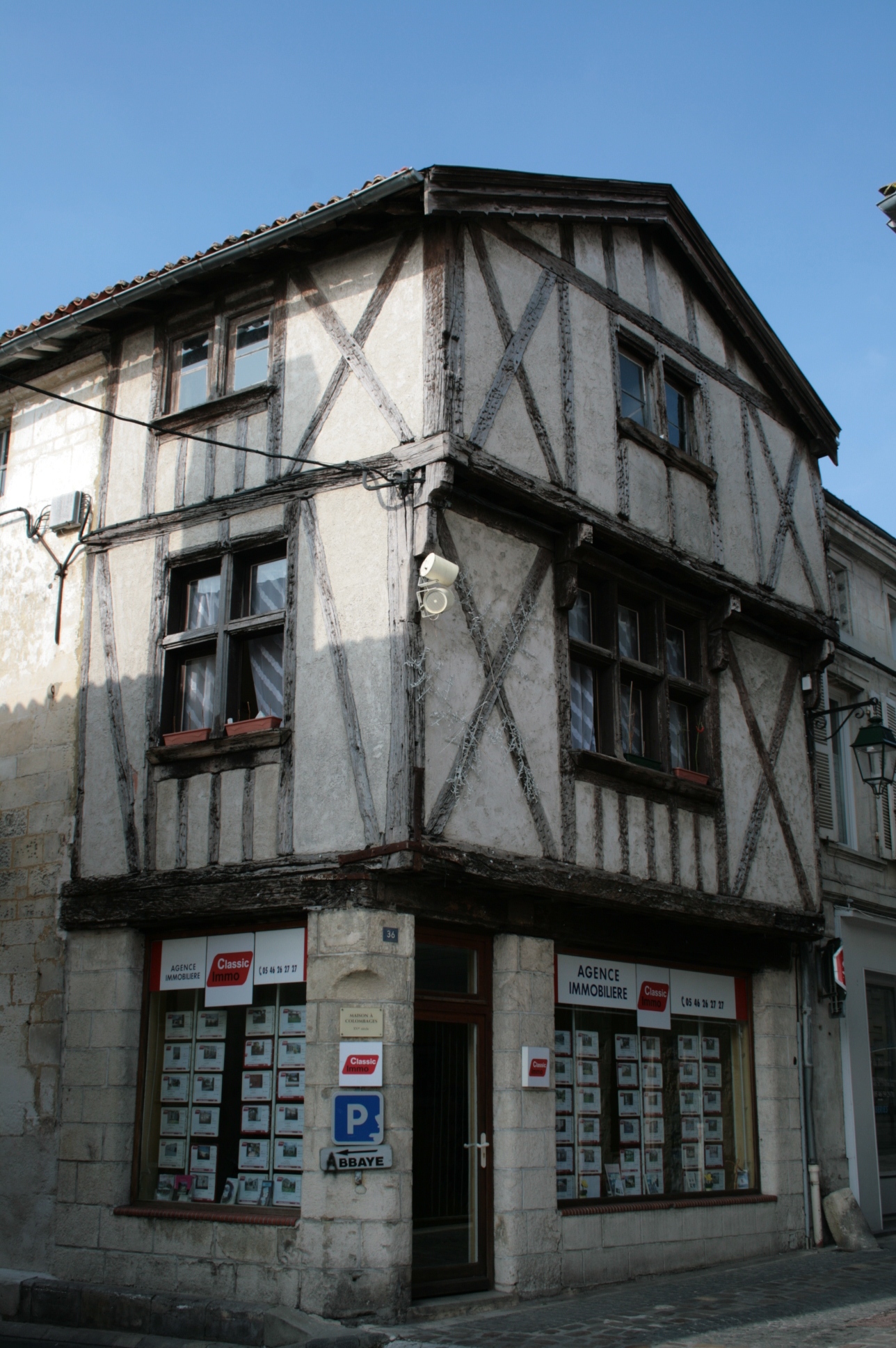 Maison à pan de bois