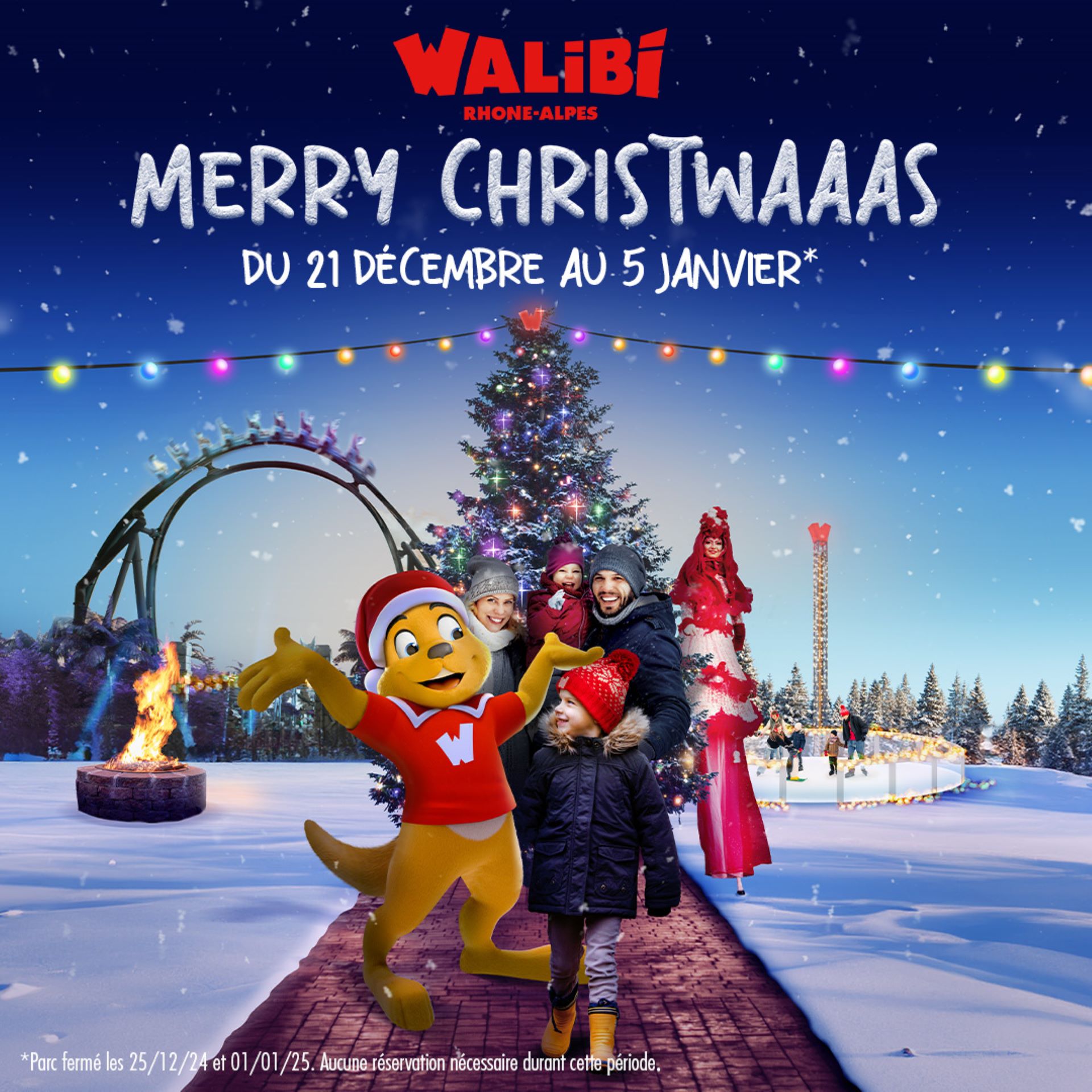 Merry Christmas à Walibi - Les Avenières Veyrins-Thuellin - Balcons du Dauphiné