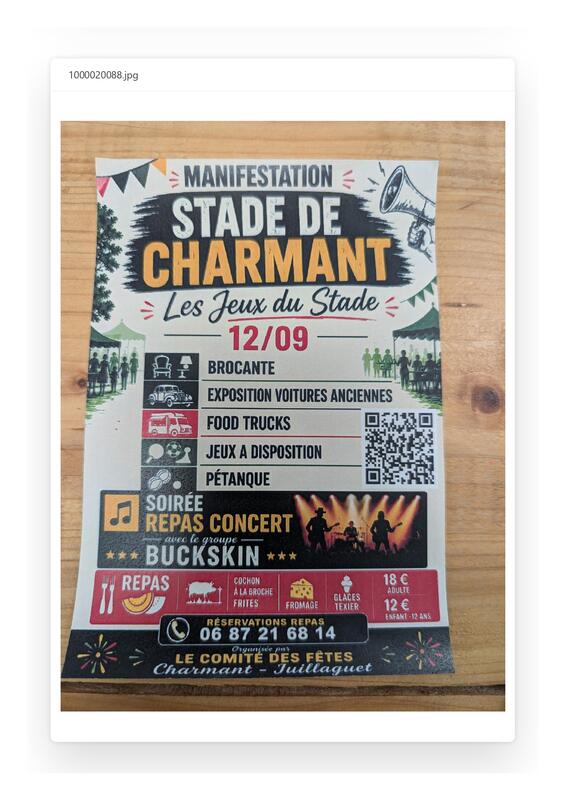 Brocante - repas concert