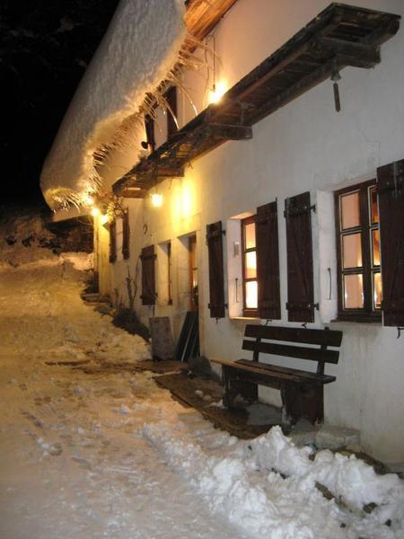 Le Tilleret fin de journée en hiver Le Tilleret fin de journée en hiver