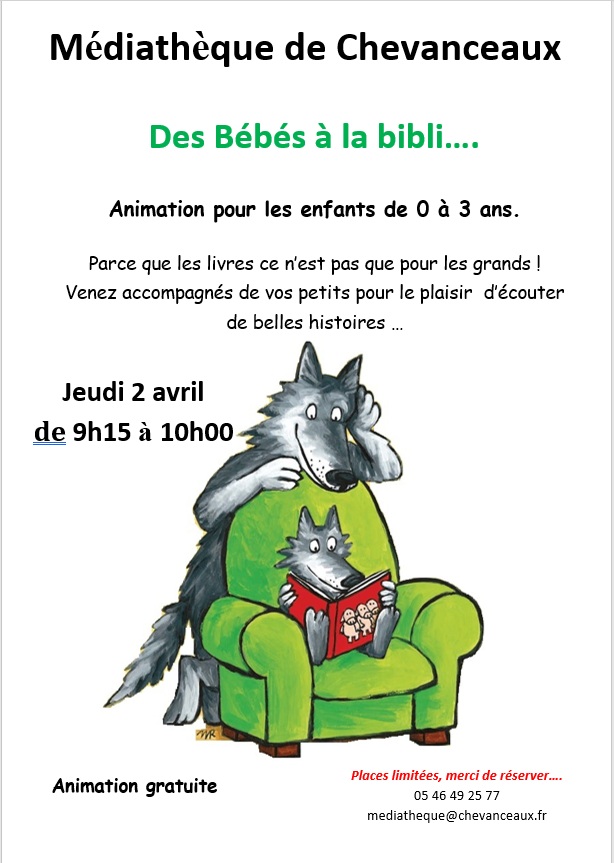 Des bébés à la bibli