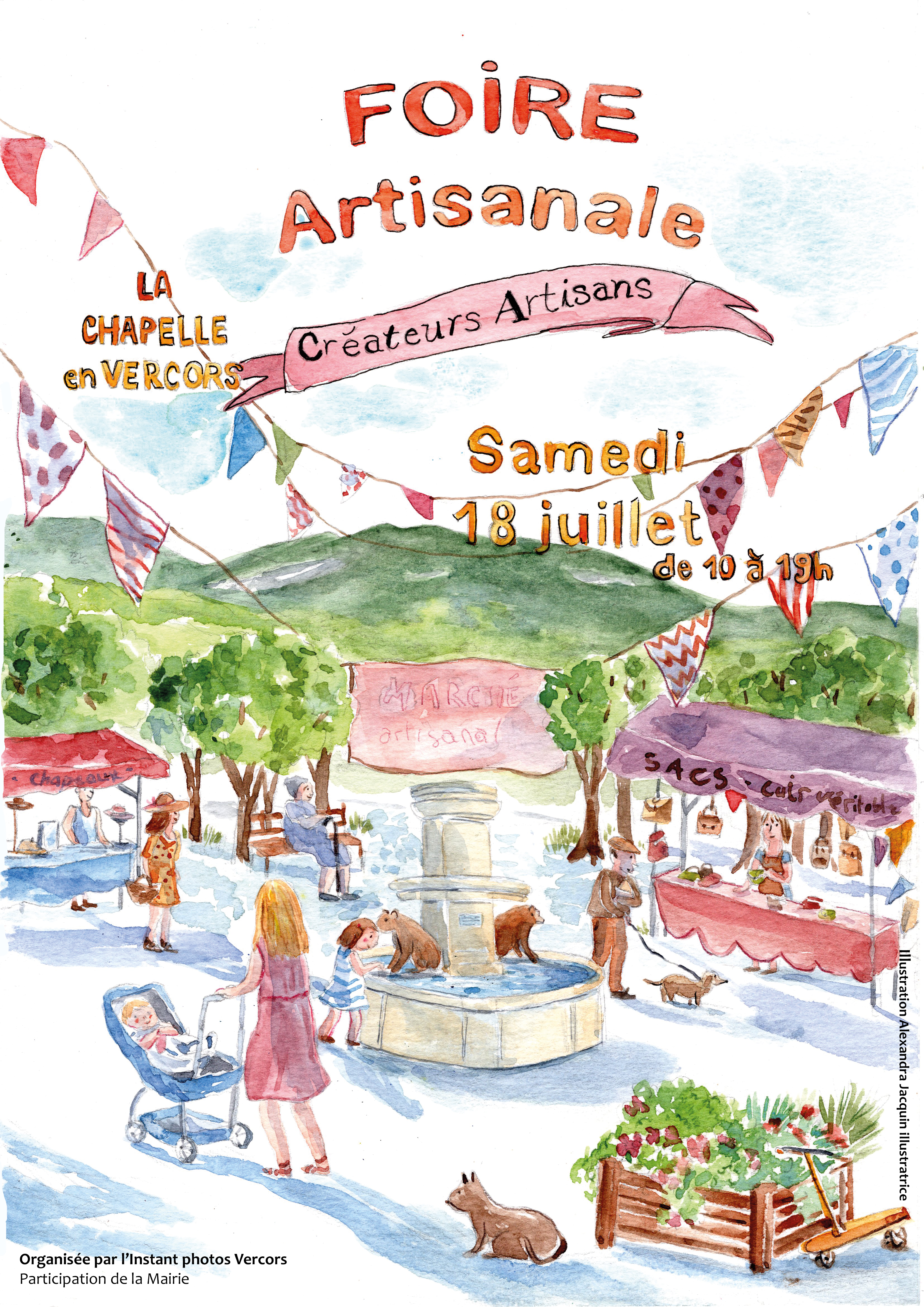 affiche foire juillet 2026