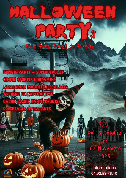 Halloween Party - Centre sportif contaminé_Superdévoluy