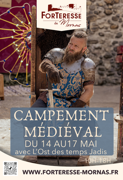 Campement médiéval à la Forteresse de Mornas_Mornas