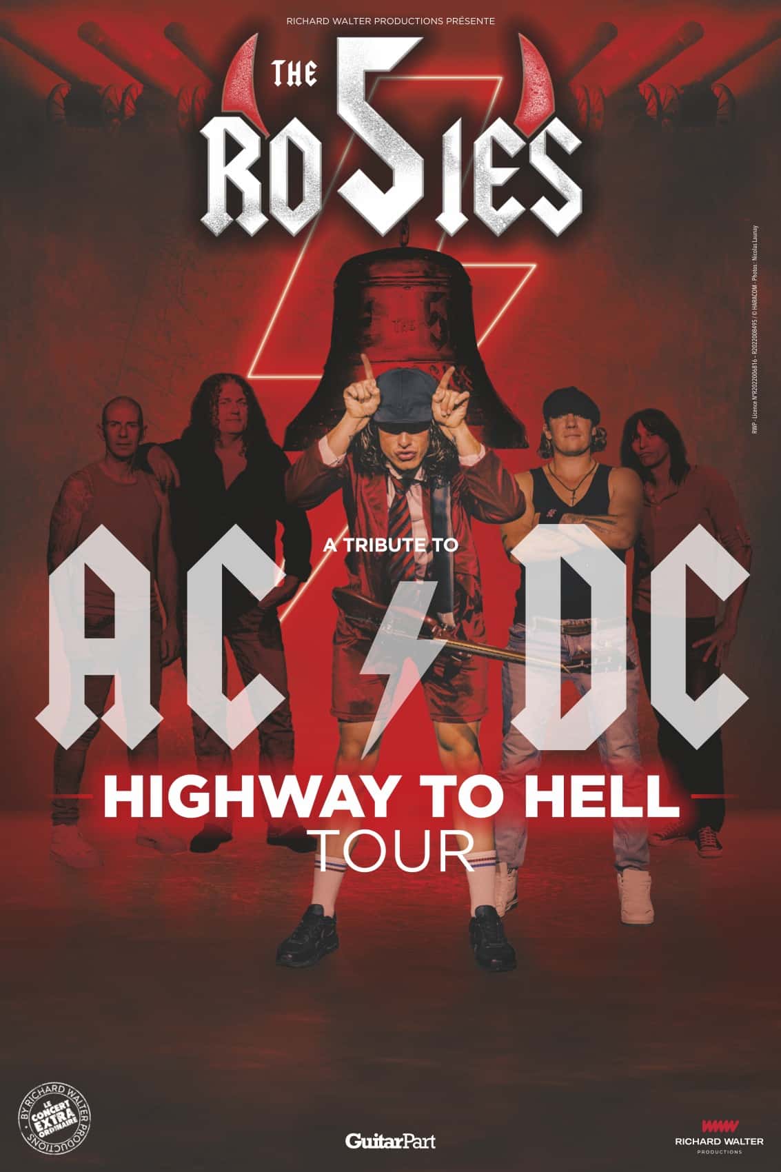 The 5 Rosies - tribute to AC/DC en concert à Porcieu Amblagnieu