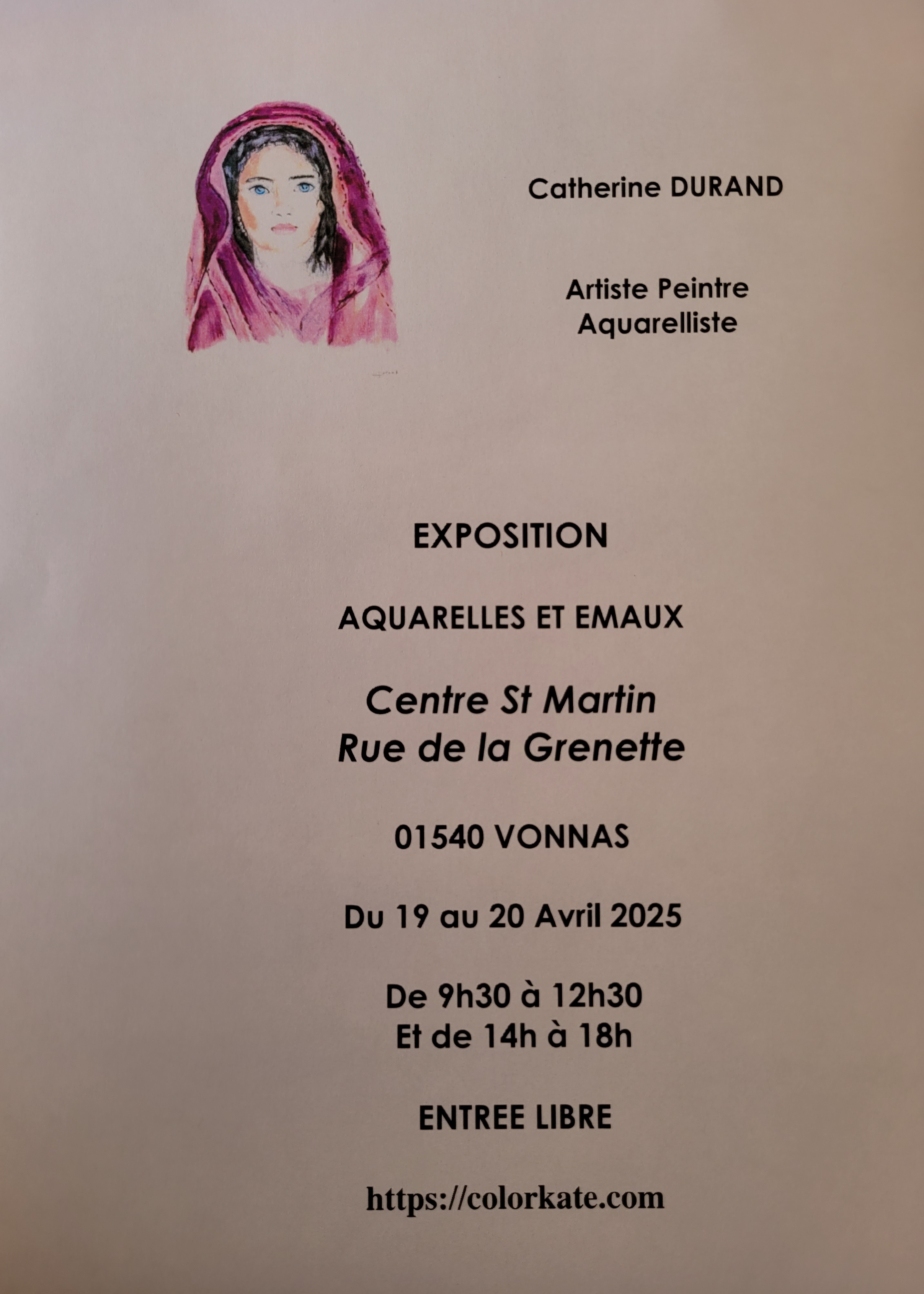 Exposition Aquarelle et Émaux 