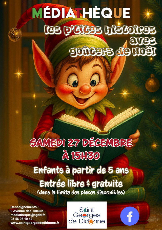 Les p'tites histoires avec goûter de Noël