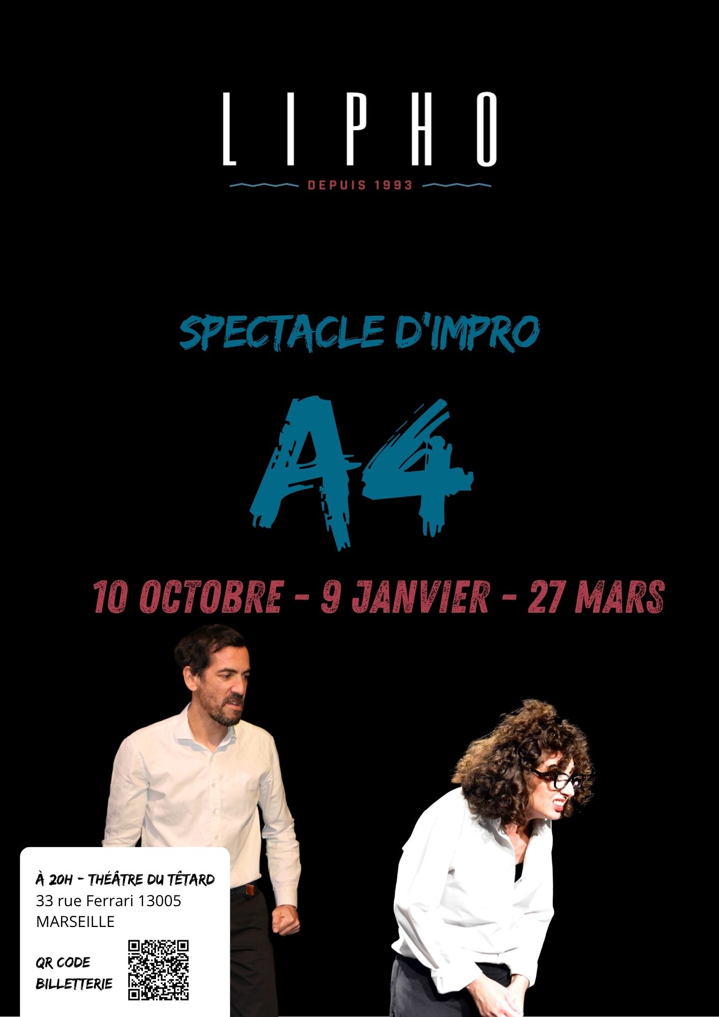 A4 – Spectacle d’improvisation mid-form