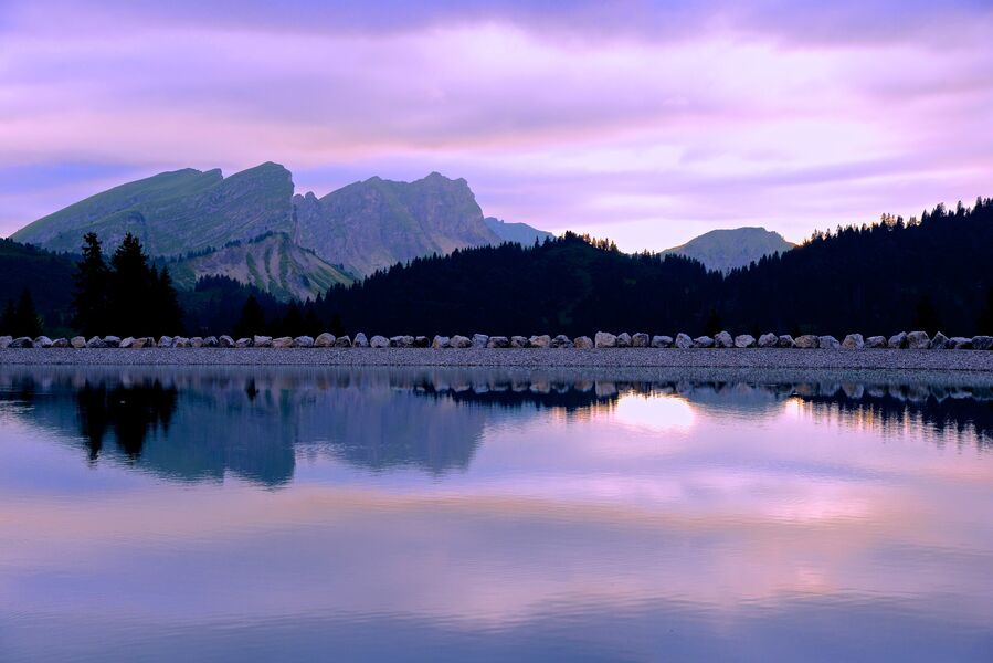 Lac des Queysets-Châtel