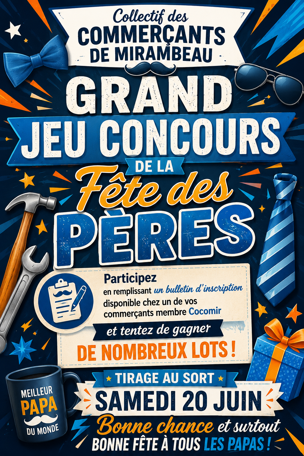 Grand jeu concours de la fête des pères
