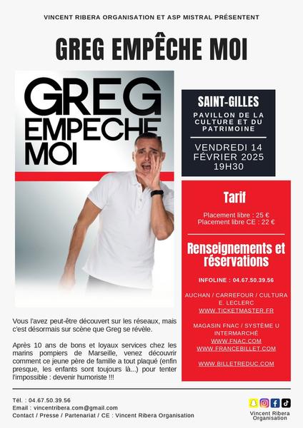 Théâtre : Greg empêche moi_Saint-Gilles