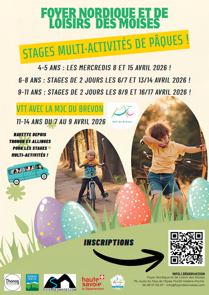 Stage multi-activités de 2 jours pour les 4/5 ans_Habère-Poche